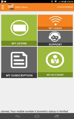 Ufone Care android App screenshot 4